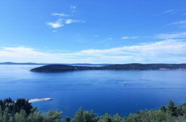 Overlooking Adriatic Sea from Park Marjan, Split, Croatia