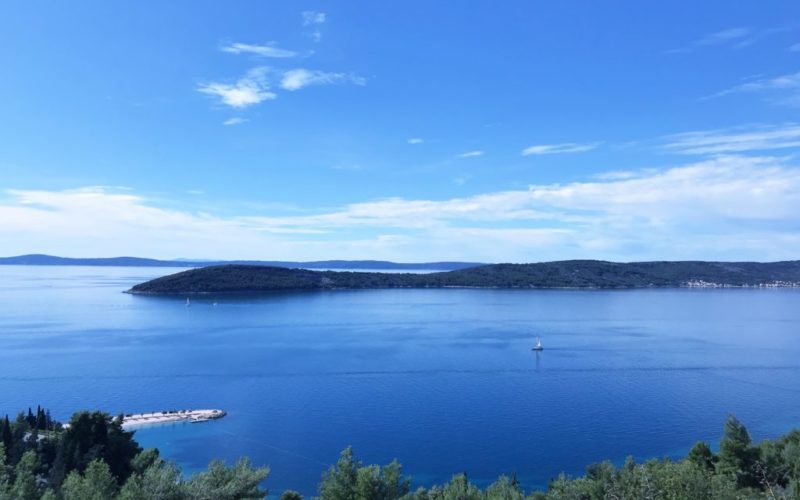 Overlooking Adriatic Sea from Park Marjan, Split, Croatia