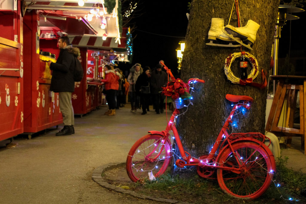 Zagreb Christmas Market, best in Europe 3rd time 2 Christmas Light Bike