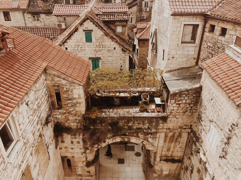 Diocletian's Palace walls Split