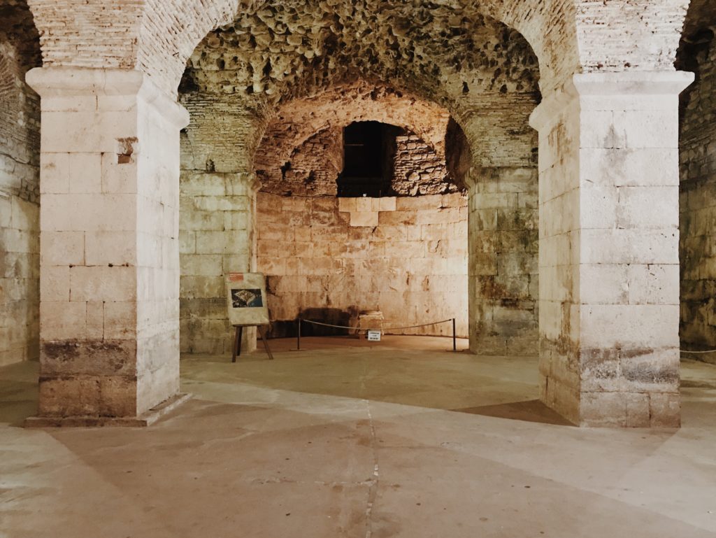 Basement halls of Diocletian's Palace