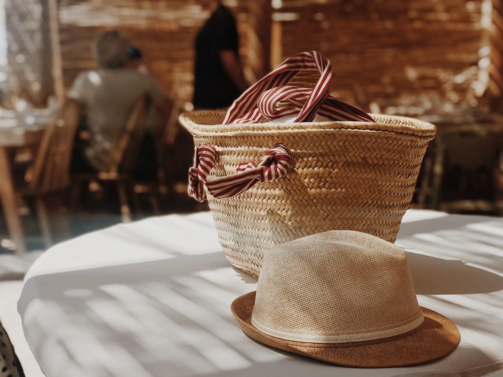 Women's beach accessories, Beach Bag And Hat