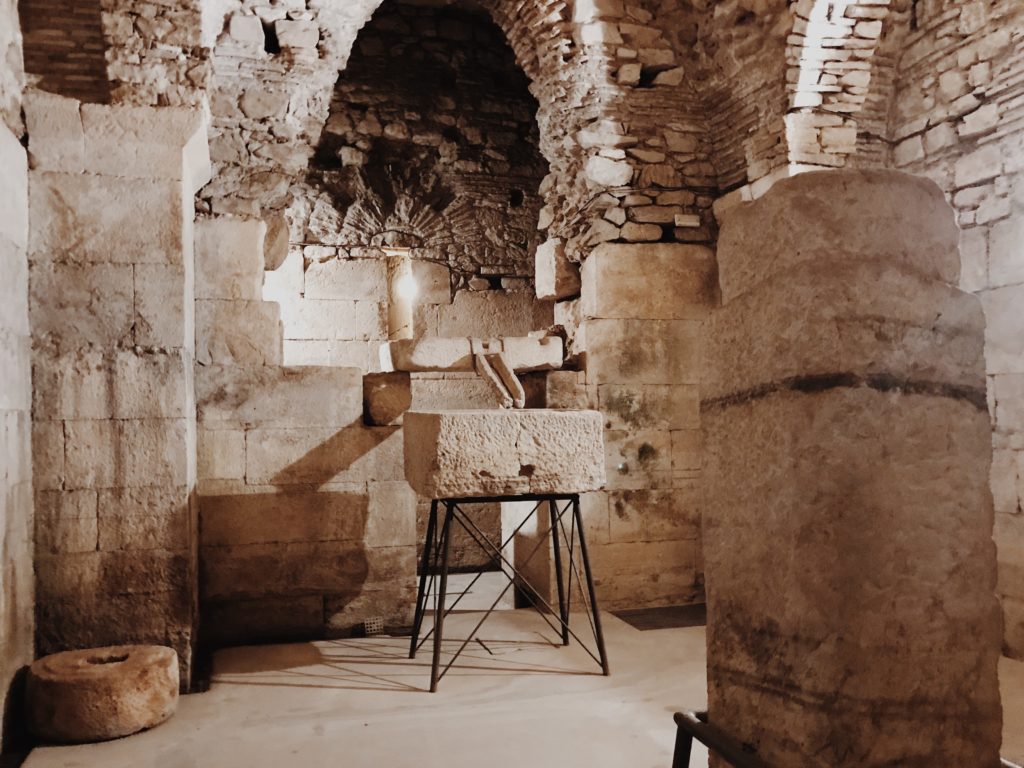 Basement halls of Diocletian's Palace