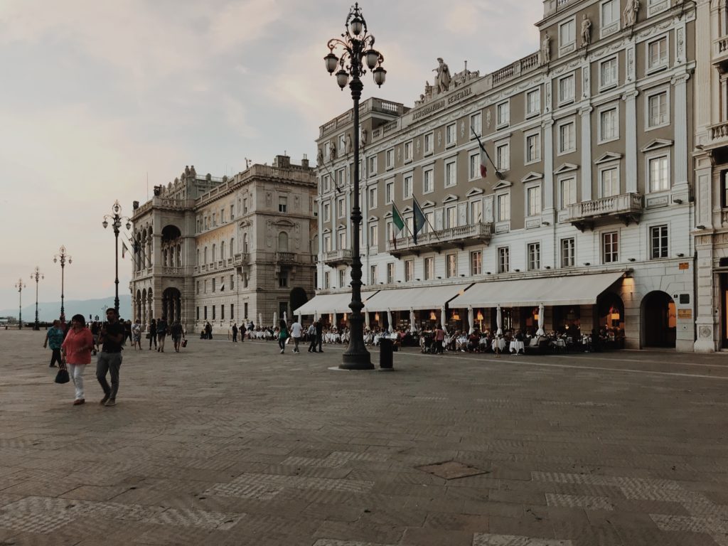 Piazza Unità d'Italia Triese Italy