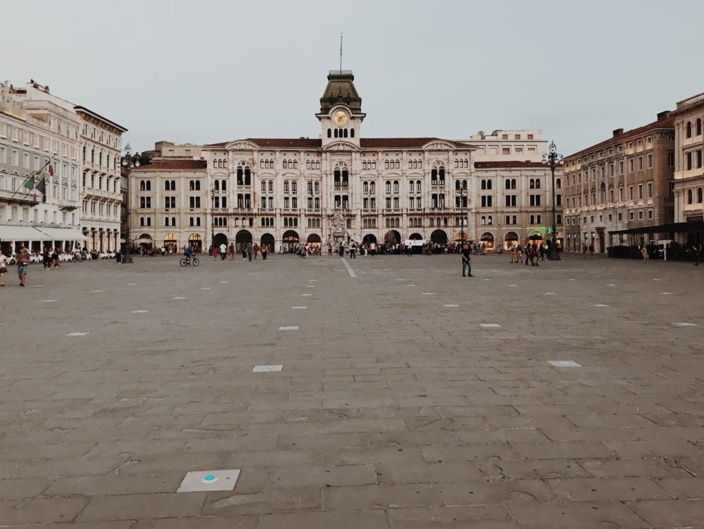 Piazza Unità d'Italia Triese Italy