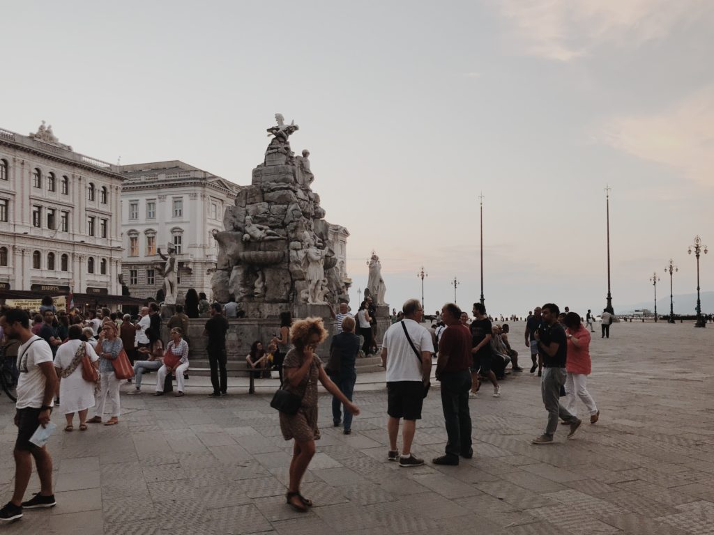 Piazza Unità d'Italia Triese Italy