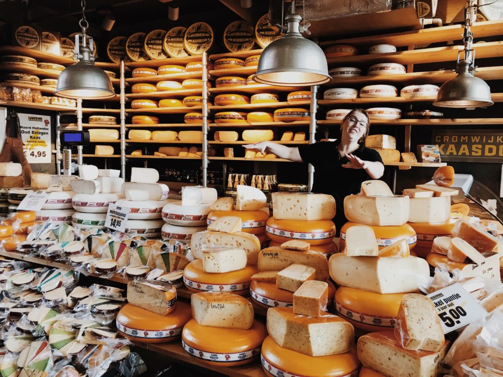 Traditional Dutch cheese shop, Rotterdam, Nederland