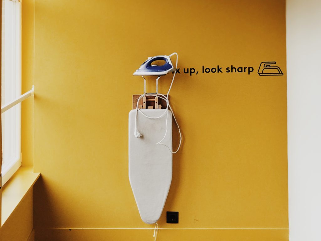 Hang Your Ironing Board On The Wall