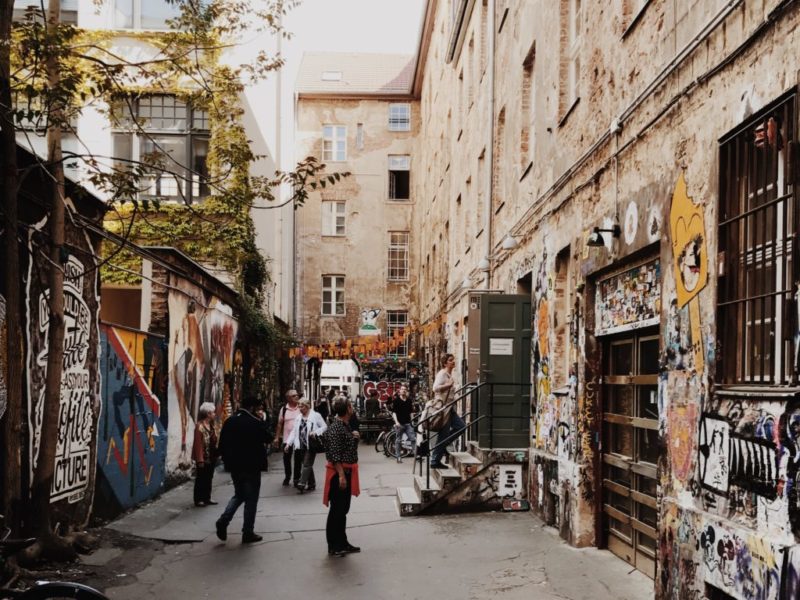 Haus Schwarzenberg courtyard in Berlin, Germany
