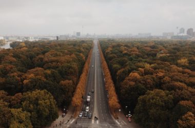 View from Berlin Victory Column (Siegessäule) Berlin, Germany