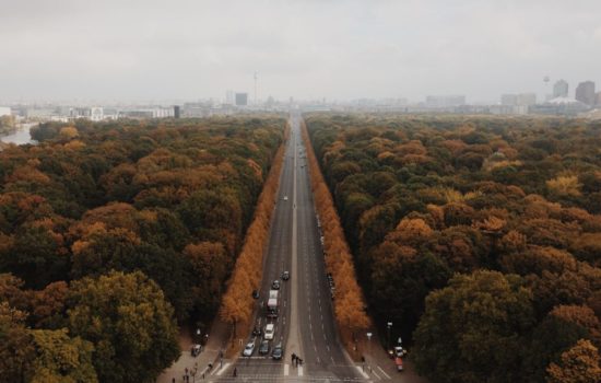 View from Berlin Victory Column (Siegessäule) Berlin, Germany