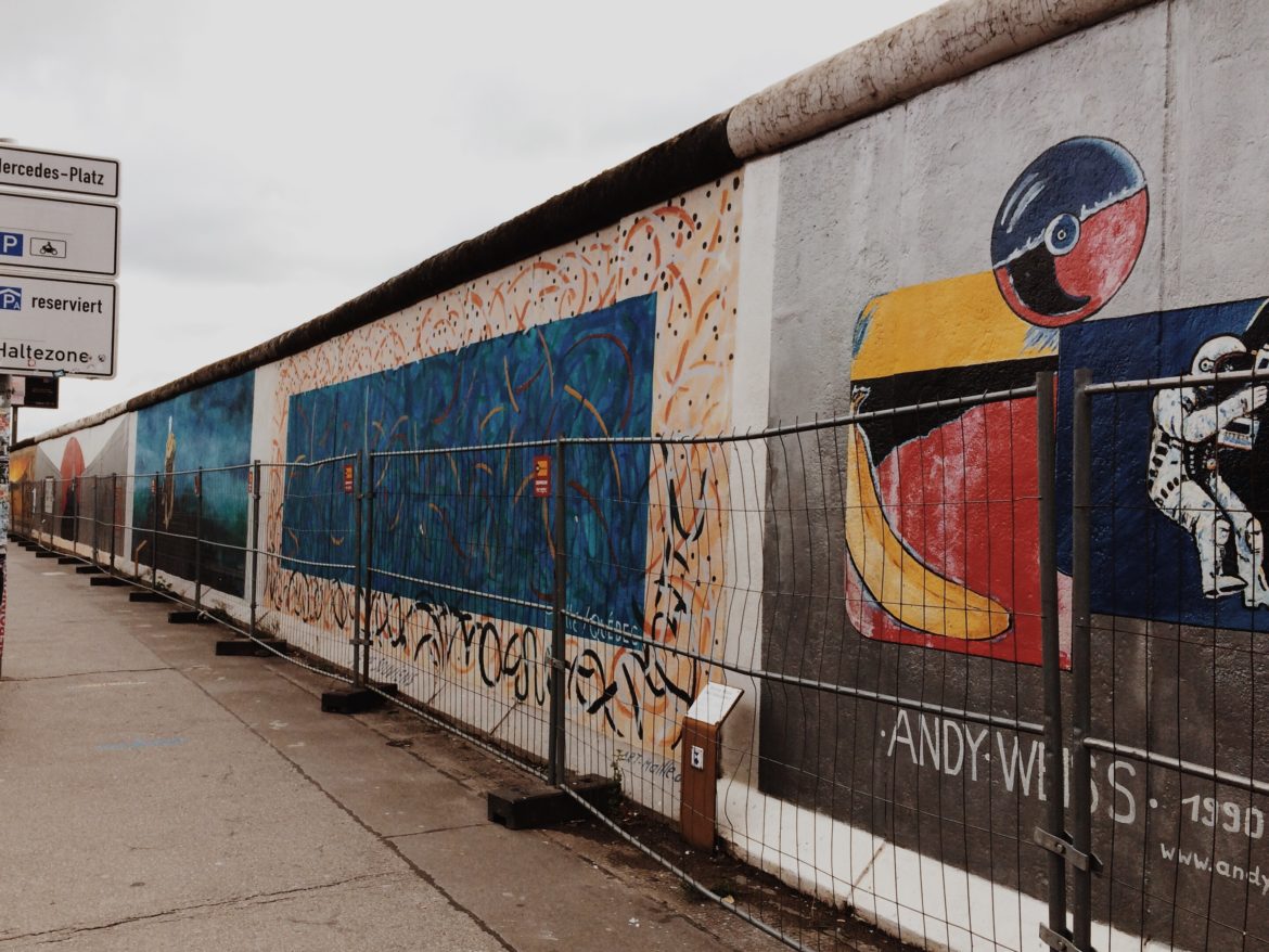 East Side Gallery, great art on a remaining piece of the Berlin Wall