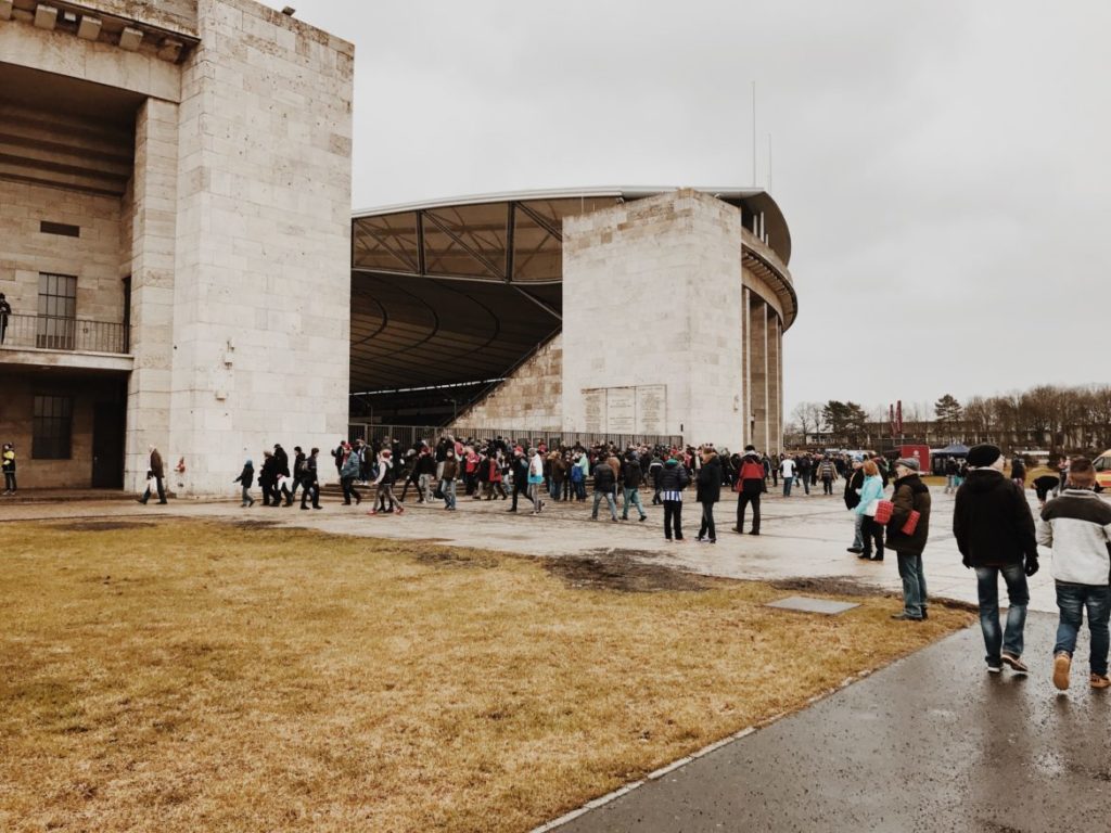 View of the Olympiastadion, Berlin, Germany