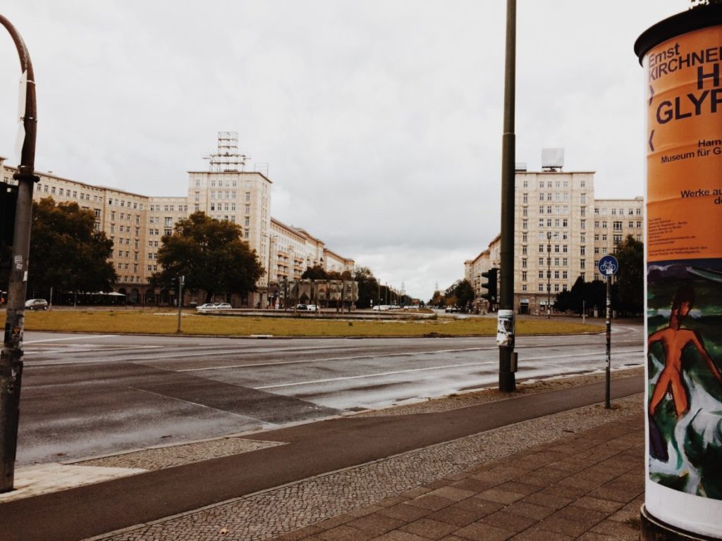 Buldings in Karl-Marx-Allee, Strausberger Platz, Berlin