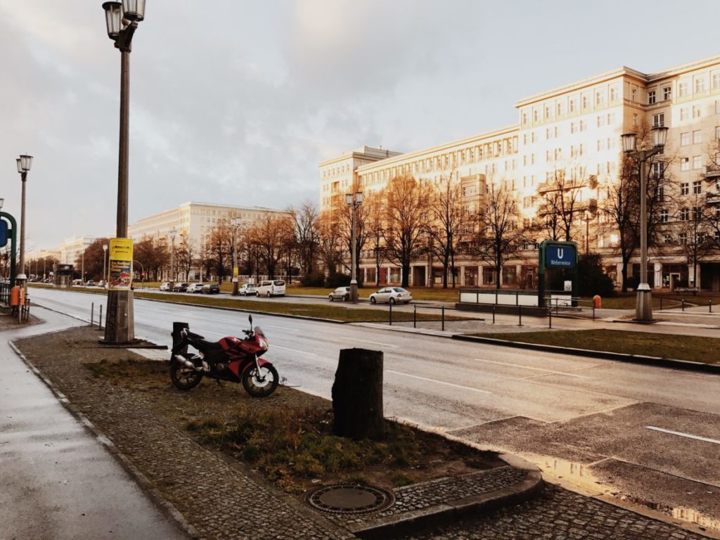 Socialist architecture on Karl Marx Allee, Berlin, Germany