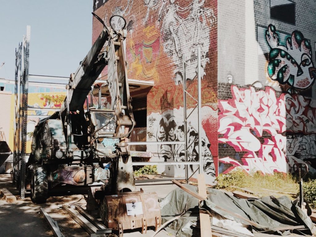 Seeing the Graffiti at Teufelsberg in Berlin, Germany