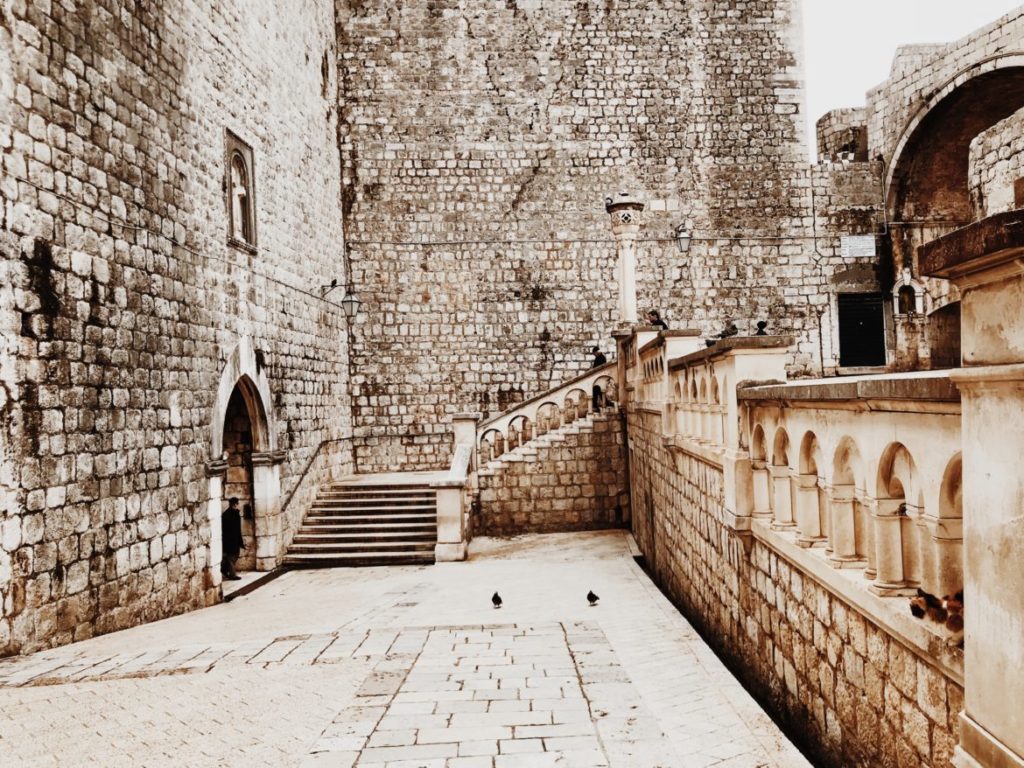 A grand entrance to the Old Town of Dubrovnik