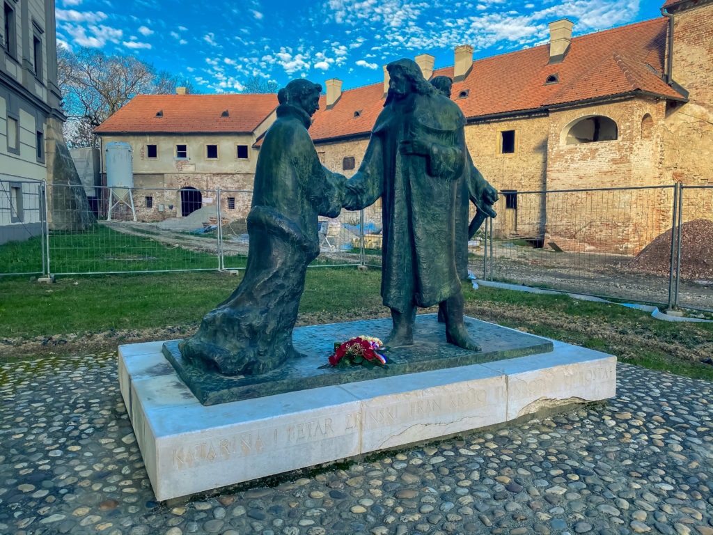 Oproštaj Zrinskih, Monument of Zrinski, Čakovec Castle, Međimurje, Croatia