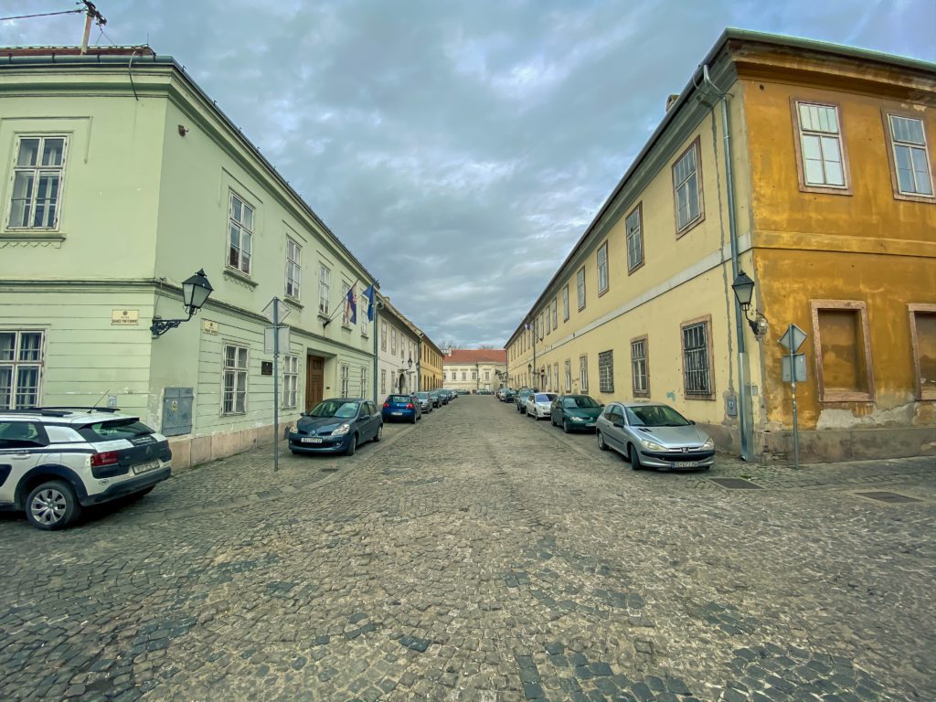 Streets inside of Osijek Fortress - Tvrđa, Croatia