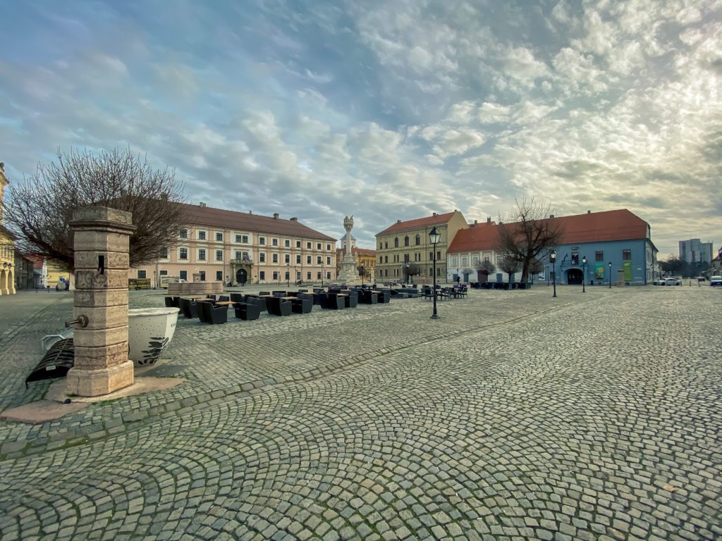 Tvrđa Osijek, the historic architecture with amazing Water Gate 4 Holy Trinity Square (Trg Svetog Trojstva), Osijek, Croatia