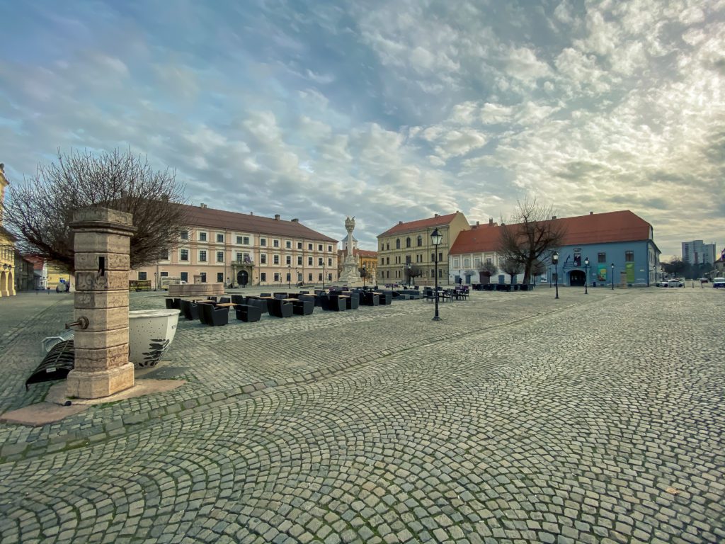 Holy Trinity Square (Trg Svetog Trojstva), Osijek, Croatia