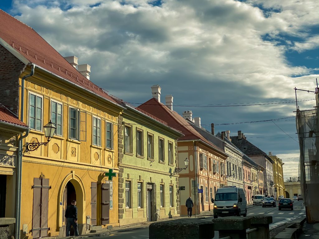 Street In Old Part Of Petrovaradin City, Serbia