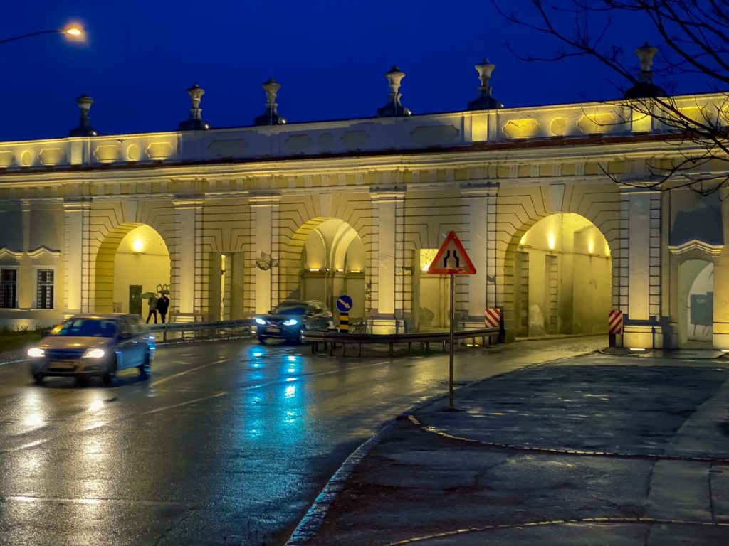 Petrovaradin Fortress, a well-preserved piece of history 8 Downtown Petrovaradin, Belgrade Gate, Serbia at night