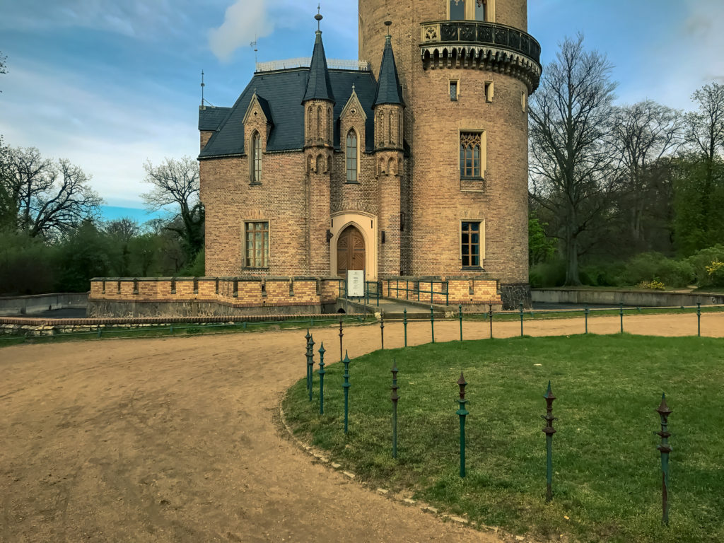 Entrance of Flatow Tower, Schloss Babelsberg Palace and Gardens, Potsdam