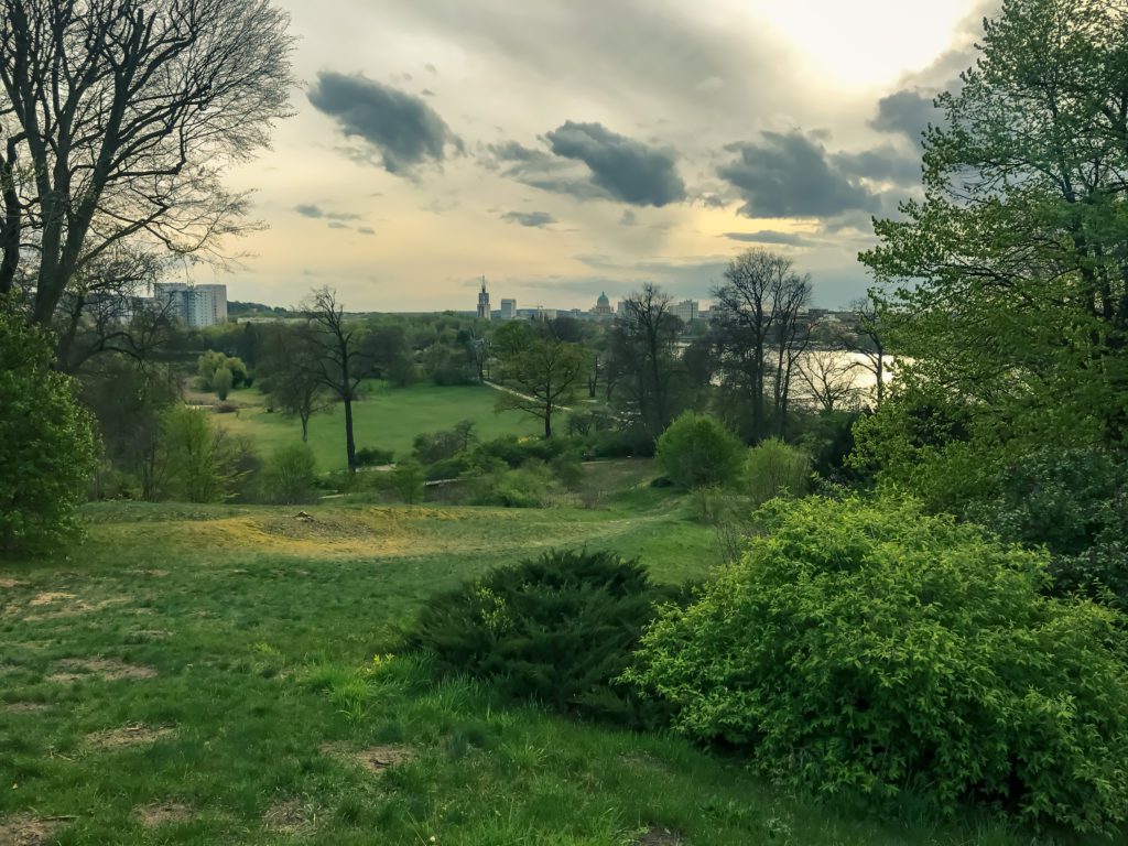 A view from Babelsberg Park on Potsdam