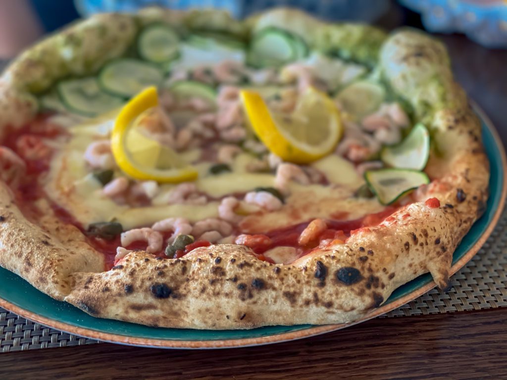 Pizzas baked in an original Neapolitan oven, Gourmet Bar Basta Split, West Coast, Split, Croatia