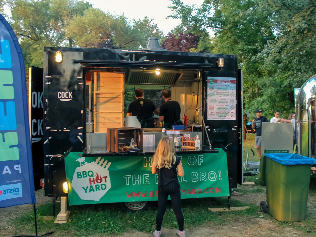 BBQ HOT YARD food truck, Zagreb, Croatia