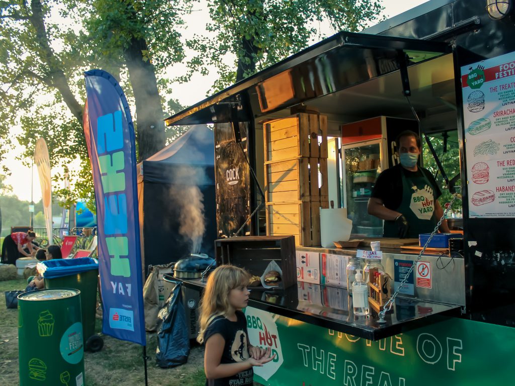 BBQ HOT YARD food truck, Zagreb, Croatia